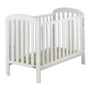 Coast Anna Pure White Finish Drop Side Cot