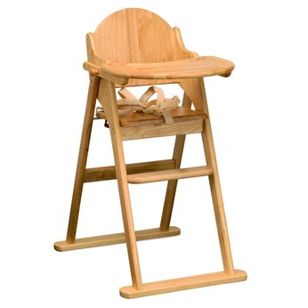 Wooden Folding Highchair