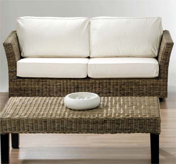 Lisbon Rattan 2 Seater Sofa