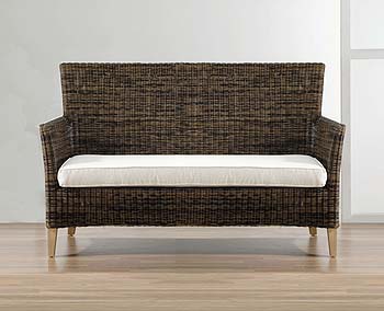 Seville Wicker 2 Seater Sofa