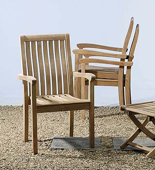 Suffolk Teak Stacking Armchair (GF025)