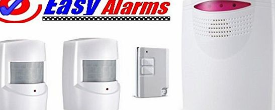 Weatherproof & Wireless Garden, Garage, Shed, Driveway Burglar Alarm and/or Visitor Alert