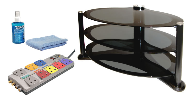 BUN/ZIN421458/BKI/771 Oval TV Stand