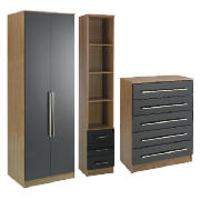 bedroom furniture package, Black