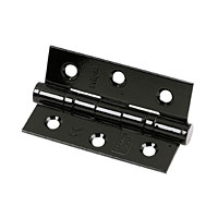 Colour Coated Ball Bearing Hinge Black 76x52x2mm