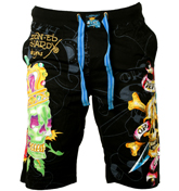 Black Loungewear Shorts (Death Or Glory)