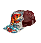 Grey Koi Fish Cap