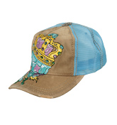 Light Blue King Skull Cap