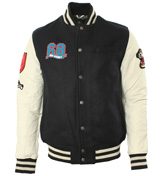 Navy Varsity `Tiger` Jacket