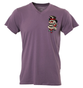 Purple `New Brad` V-Neck