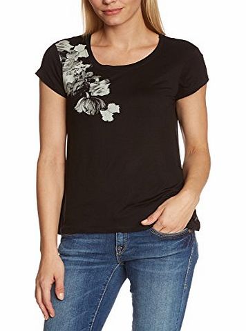 Womens 114CC1K024 Short Sleeve T-Shirt, Black, Size 10 (Manufacturer Size:Small)