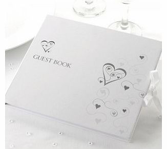 Contemporary Hearts Guest Book