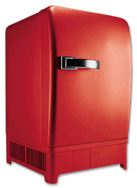 Classic Mini Cooler Red