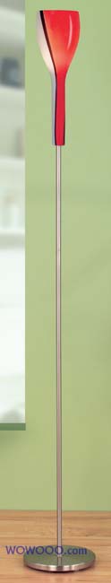 IO Red & White Floor Lamp