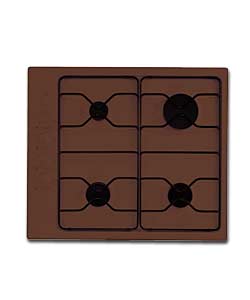 Brown 4 Burner Gas Hob