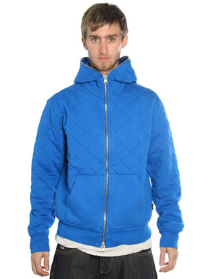 Zip Front Quilted Hood