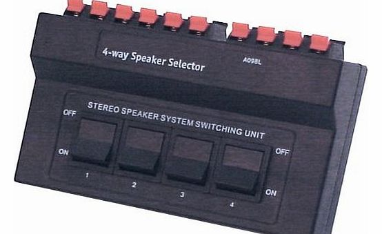 4 Way Stereo Speaker Switch