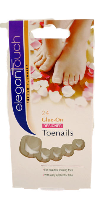 Glue-On Designer Toenails Kit