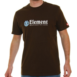 Horizontal Tee shirt - Chocolate