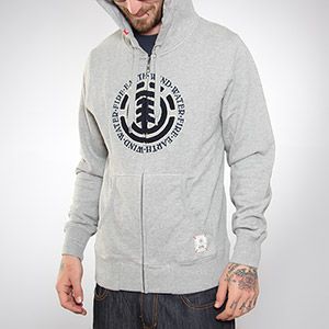 Stratford Zip hoody - Grey Heather