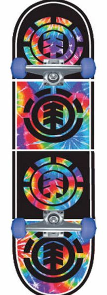 Tie Dye Quadant Skateboard - 7.625 inch