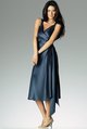 satin wrap dress