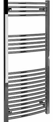 Curved Towel Radiator 50x120cm - Chrome