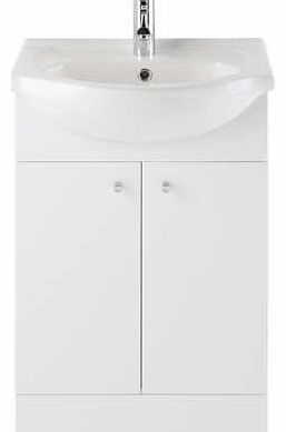 Eliana Ferne Vanity Unit White with Ivy Basin