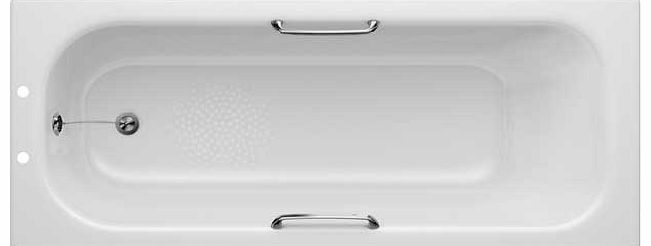 Eliana Katniss 2 Tap Hole Steel Bath with Front