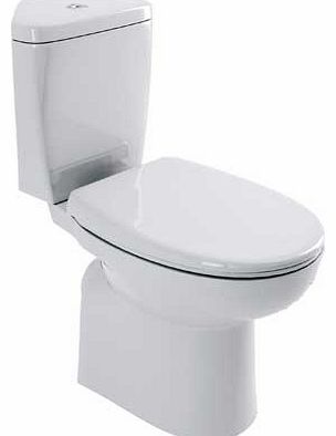 Eliana Minispace Corner Toilet and Standard Seat