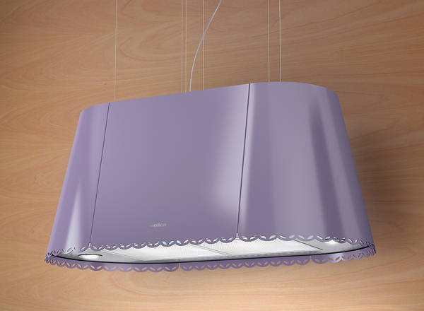 BRIGITTE VIOLET 90cm Island Hood in Violet