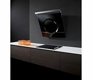 IO_GME_BLK iO Angled 80cm Chimney Hood in