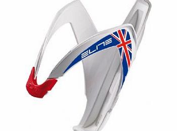 Custom Race Bottle Cage UK Edition white /