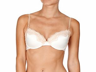 Fly Butterfly retro cream contour bra