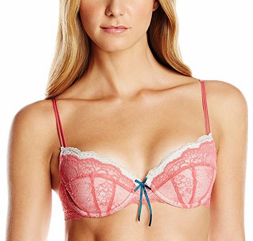 Womens Jasmine Rain Balcony Everyday Bra, Multicoloured (Rapture Rose/Wind Chime), 34B