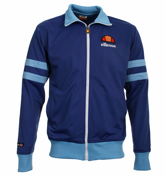 Ellesse Capriati Blue Full Zip Tracksuit Top