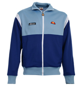 Ellesse Carlsson Blue Full Zip Tracksuit Top