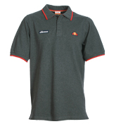 Ellesse Fernandez Heather Charcoal Polo Shirt