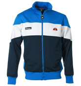 Ellesse Jolanda White and Blue Full Zip