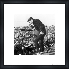 PRESLEY Stage - Custom Framed Art Print Framed Music Prints and Poster