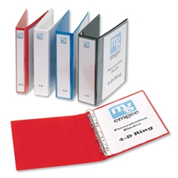 A4 40mm 4D Presentation Binders Blue (Pack