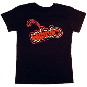 Weirdo black tee