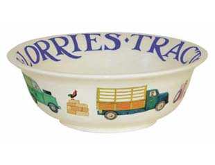 Men At Work Cereal Bowl