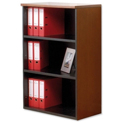 Emperial Low Bookcase Cherry Veneer