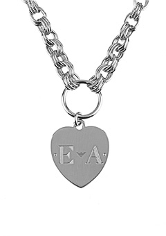 Emporio Armani Steel Heart Pendant EG2551040