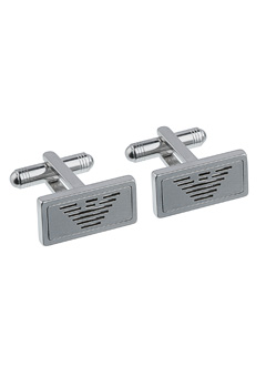 Emporio Armani Steel Logo Cufflinks EGS1031040