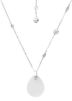 Ladies Silver Drop Pendant