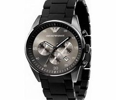 Emporio Armani Mens Tazio Sportivo All Black Watch