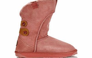 Womens Alba rose sheepskin boots