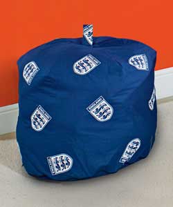 England Beanbag Cover - Blue and White